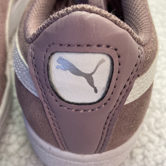 Puma Vikky Suede Softfoam Comfort Athletic Sneaker Light Plum Used Size 7 - Picture 11 of 15